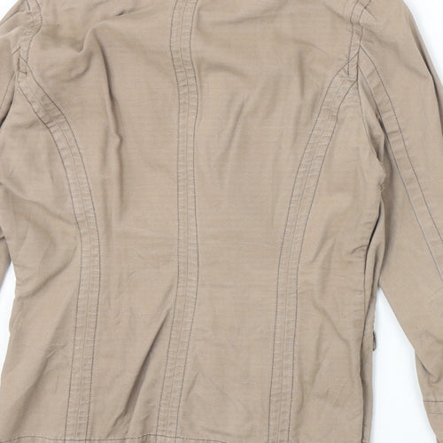 Dorothy Perkins Womens Brown Jacket Size 10 Button