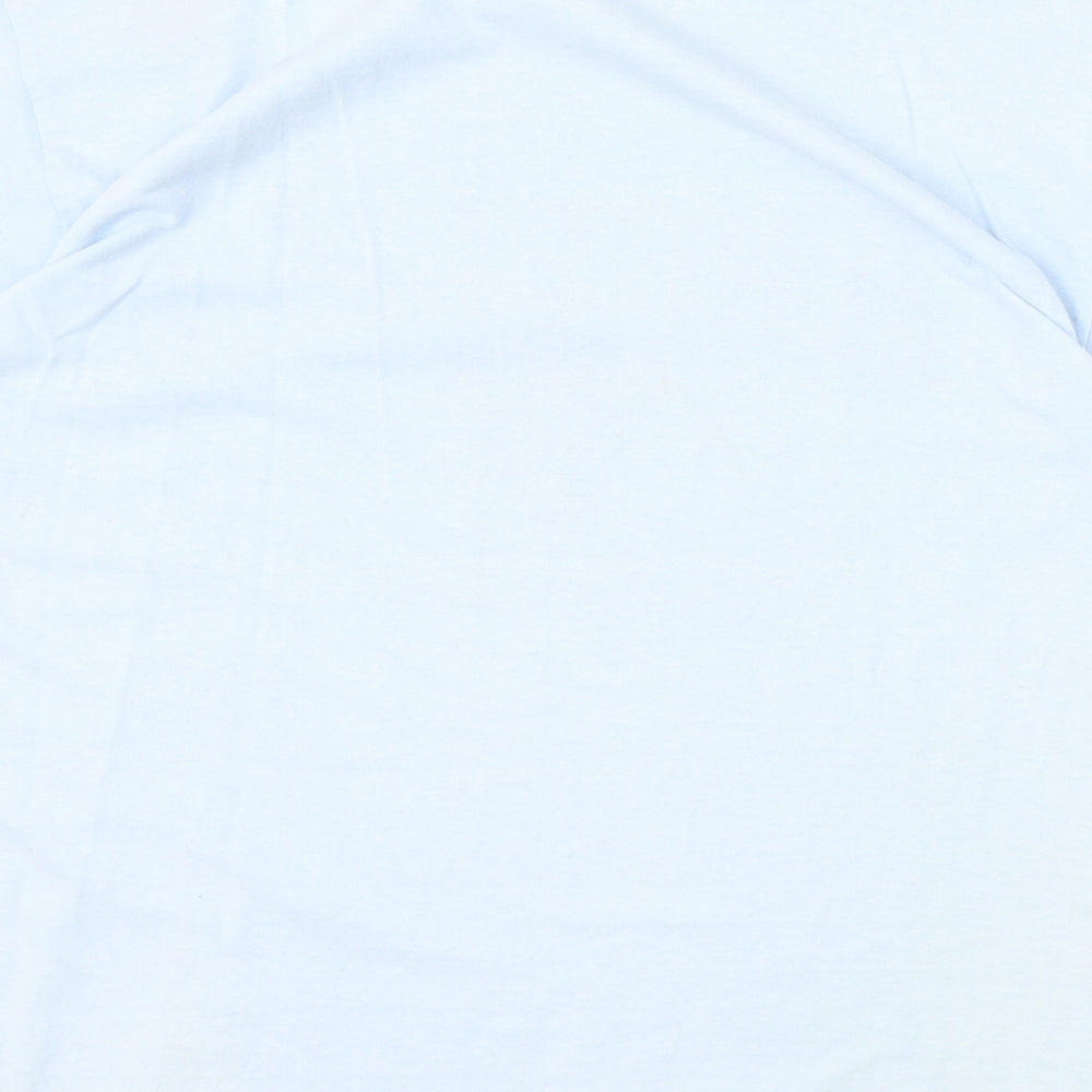 Miss Etam Womens Blue Polyester Basic T-Shirt Size S Round Neck - Los Angeles