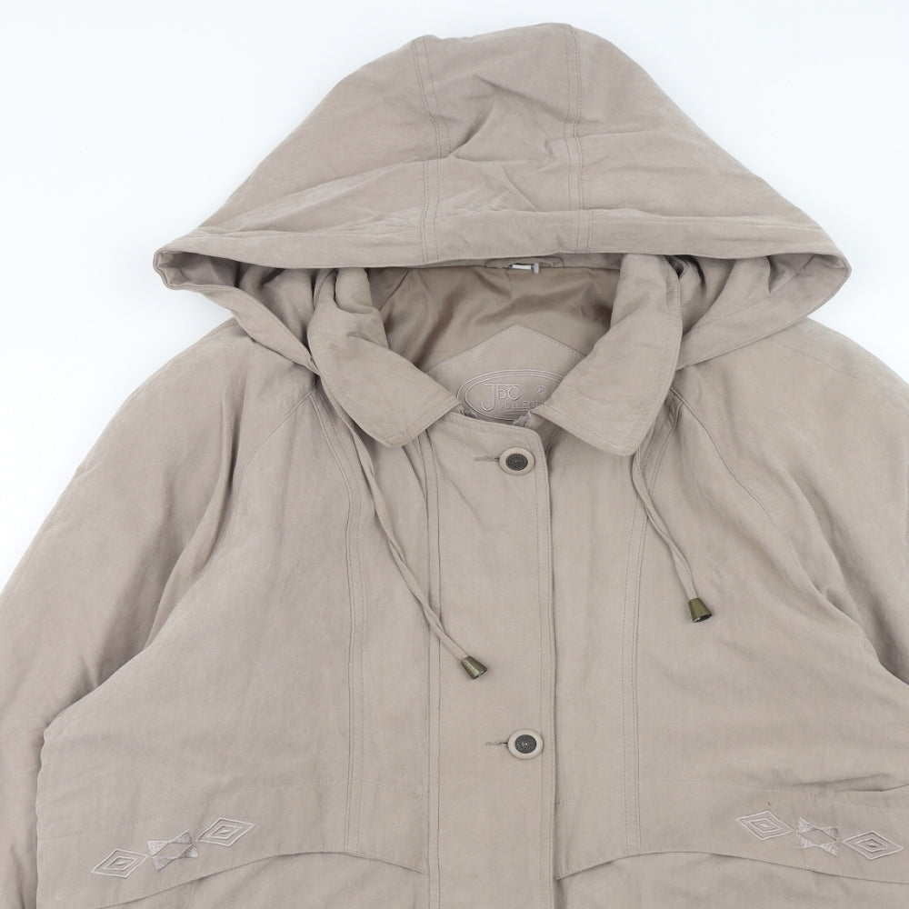 Jbc Womens Brown Jacket Size 18 Zip