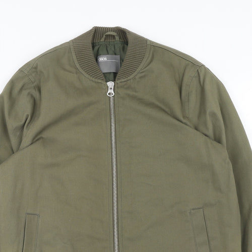 ASOS Mens Green Jacket Size XS Zip