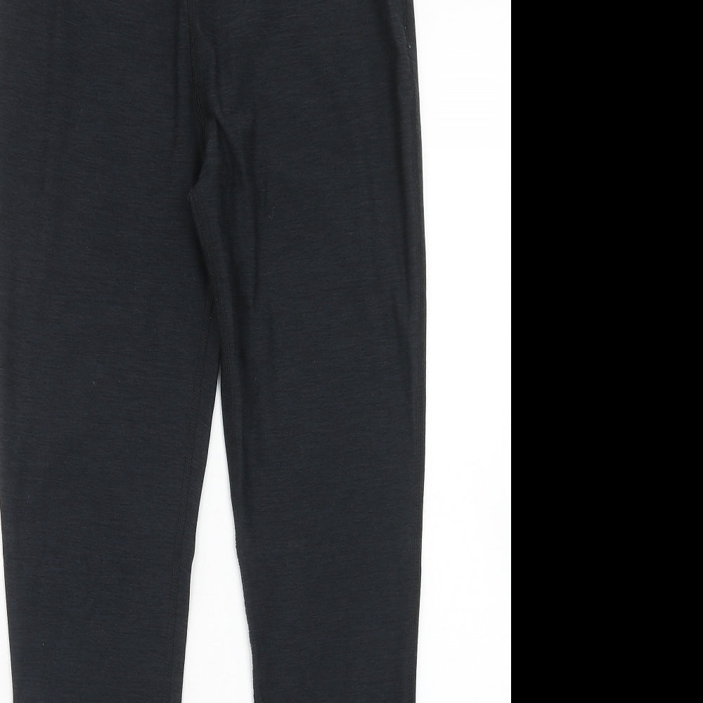 NEXT Girls Grey Polyester Jogger Trousers Size 14 Years Regular Pullover - Leggings