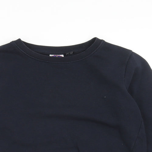 Smart Start Boys Blue Cotton Pullover Sweatshirt Size 6 Years Pullover - 6-8 Years