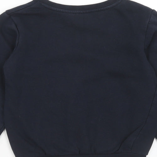 Smart Start Boys Blue Cotton Pullover Sweatshirt Size 6 Years Pullover - 6-8 Years