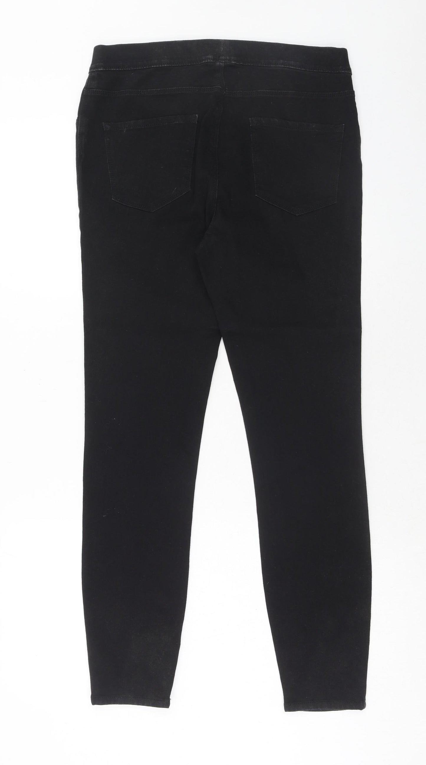 George Womens Black Cotton Jegging Jeans Size 12 Regular