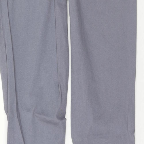 H&M Womens Grey Cotton Skinny Jeans Size 10 Regular Zip