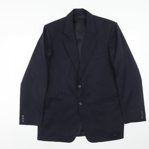 Ran jit Mens Blue Polyester Jacket Blazer Size 42 Regular