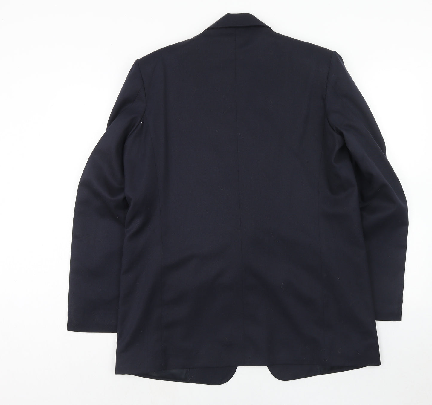 Ran jit Mens Blue Polyester Jacket Blazer Size 42 Regular