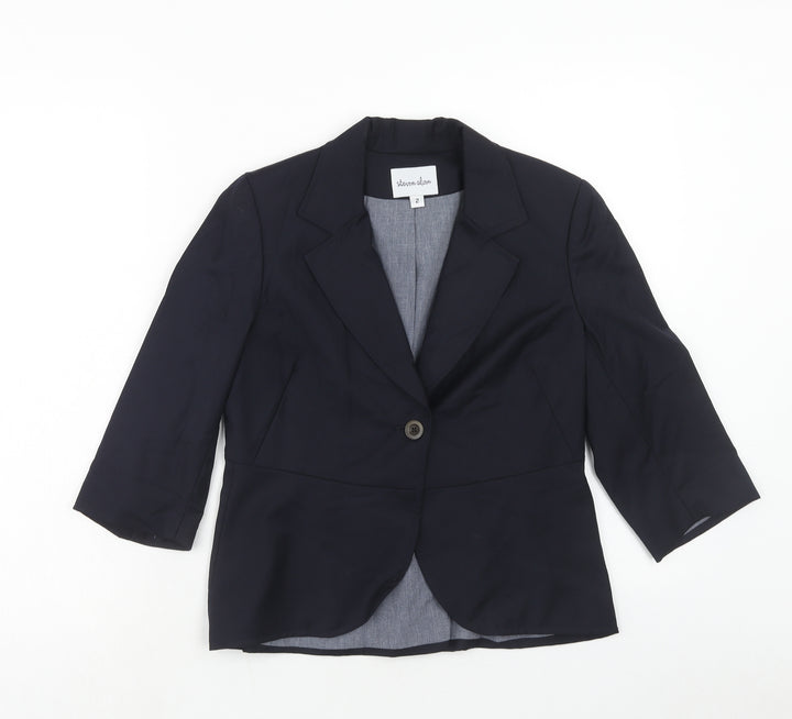 steven alan Boys Blue Jacket Blazer Size 2XL Button