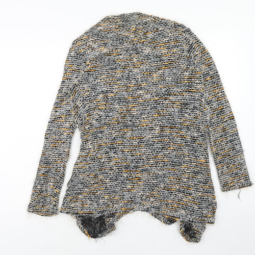 Marina Kaneva Womens Multicoloured V-Neck Cotton Cardigan Jumper Size 14