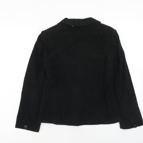NEXT Womens Black Jacket Size 8 Button