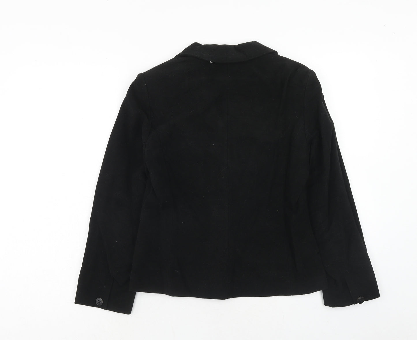 NEXT Womens Black Jacket Size 8 Button