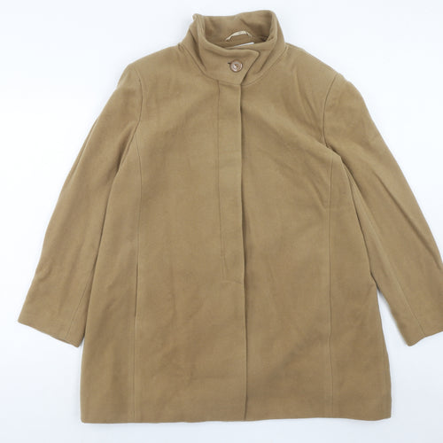 Lady line Womens Brown Jacket Size 18 Button