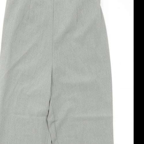 essence Womens Green Polyester Trousers Size 16 Regular