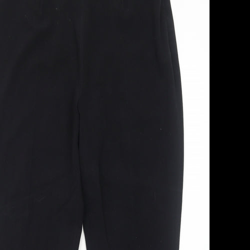 Berkertex Womens Black Polyester Trousers Size 16 Regular Zip