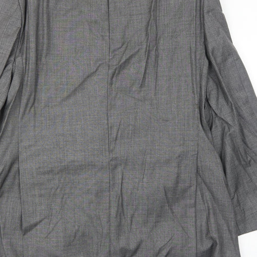Wilkinson Bespoke Mens Grey Polyester Jacket Blazer Size 44 Regular