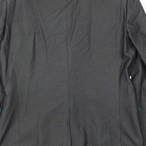 Marks and Spencer Mens Grey Polyester Jacket Suit Jacket Size 40 Regular