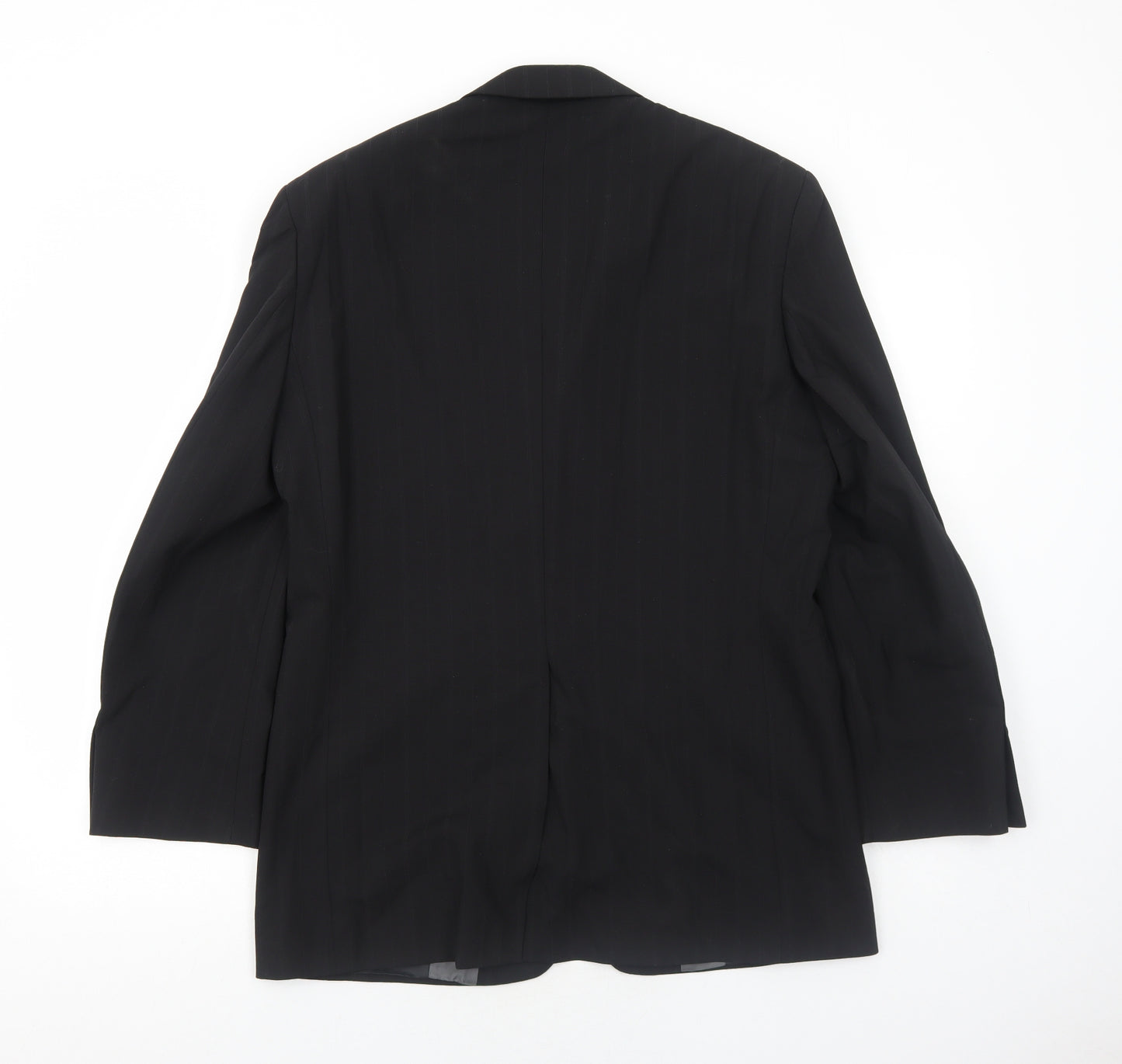 NEXT Mens Black Polyester Jacket Blazer Size 40 Regular