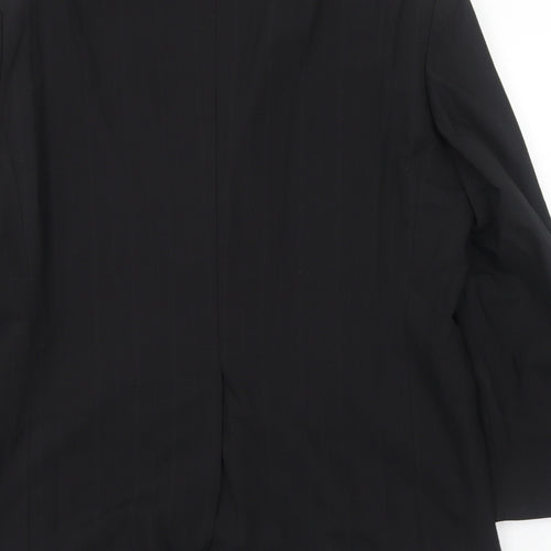 NEXT Mens Black Polyester Jacket Blazer Size 40 Regular