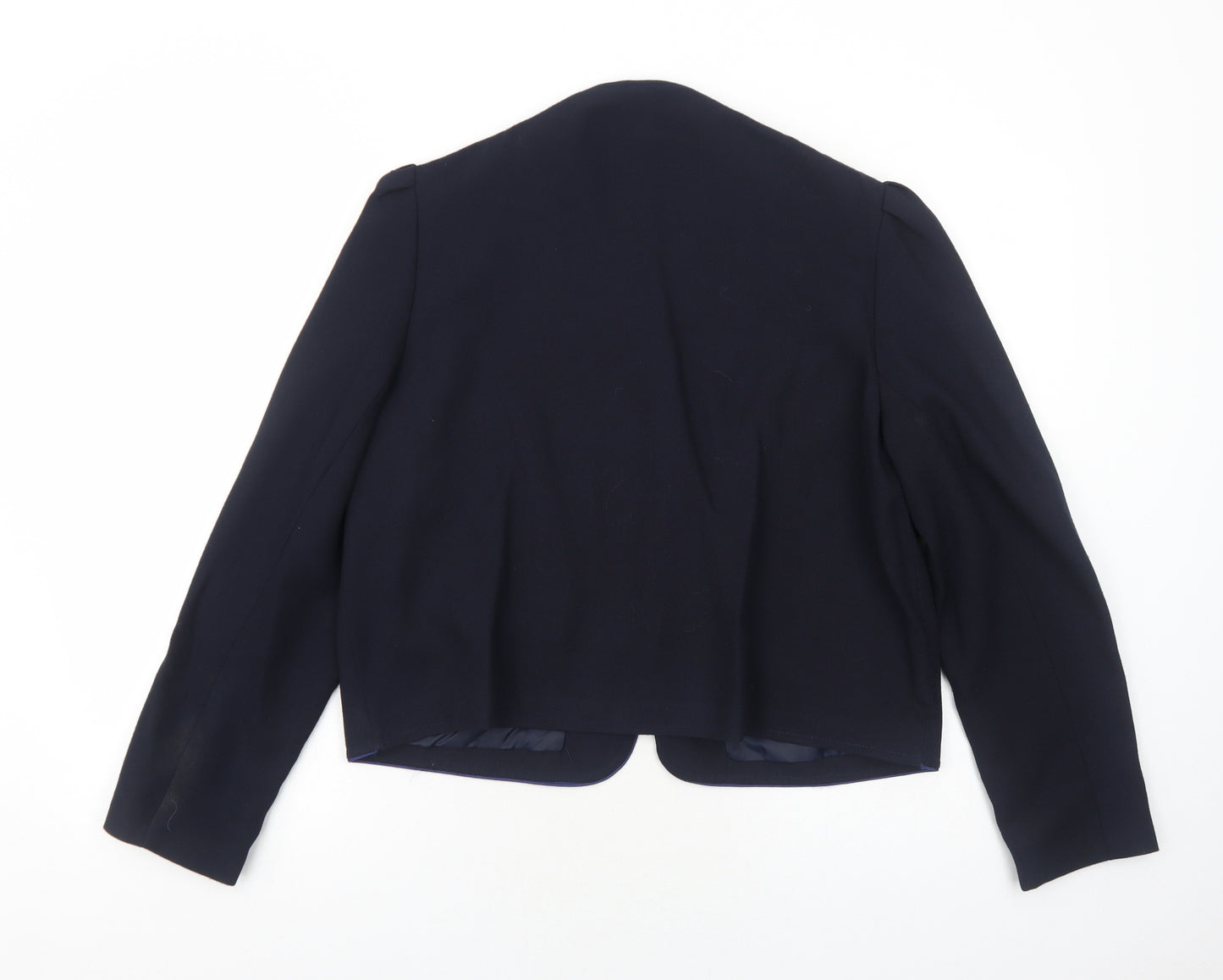 Preworn Womens Blue Jacket Blazer Size 18