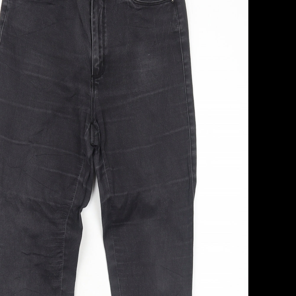 Only Womens Black Cotton Skinny Jeans Size L Regular Zip