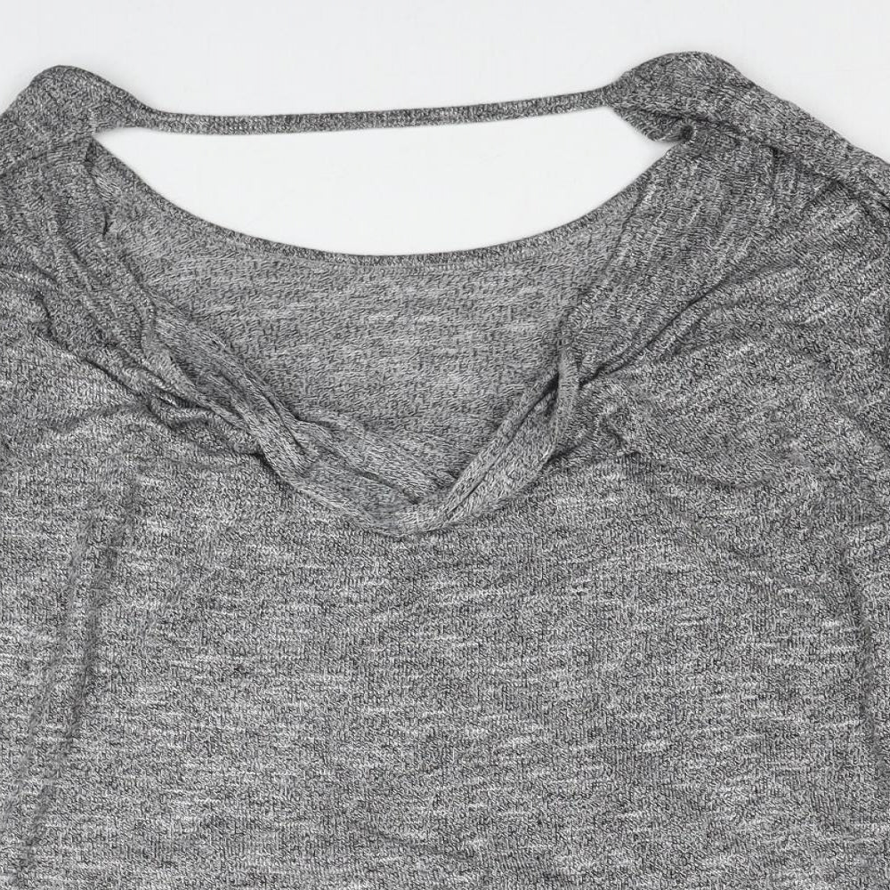 Atmosphere Womens Grey Scoop Neck Polyester Pullover Jumper Size 14