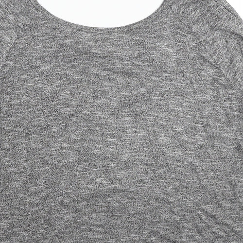 Atmosphere Womens Grey Scoop Neck Polyester Pullover Jumper Size 14