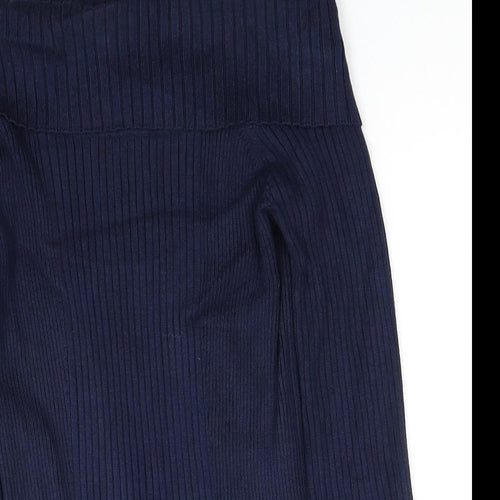 Verve Ami Womens Blue Boat Neck Viscose Pullover Jumper Size M