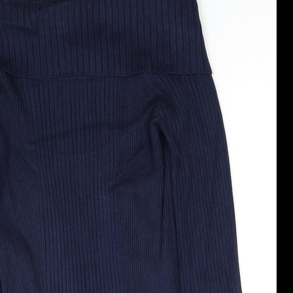 Verve Ami Womens Blue Boat Neck Viscose Pullover Jumper Size M