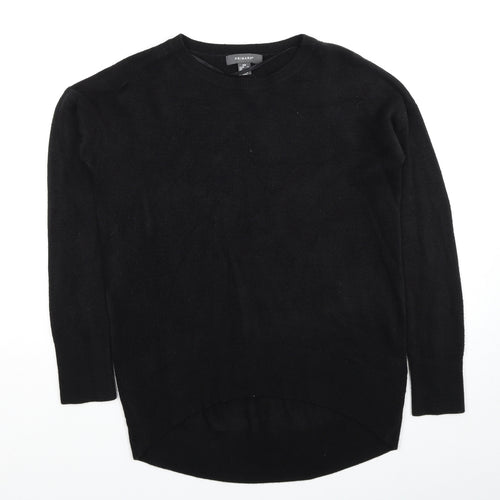 Primark Womens Black Round Neck Acrylic Pullover Jumper Size 4