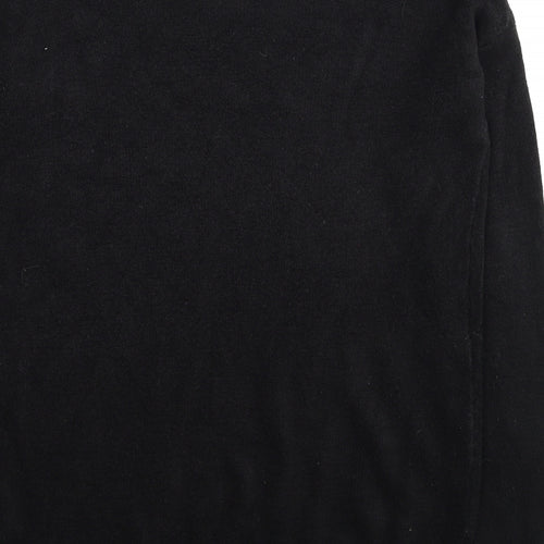 Primark Womens Black Round Neck Acrylic Pullover Jumper Size 4
