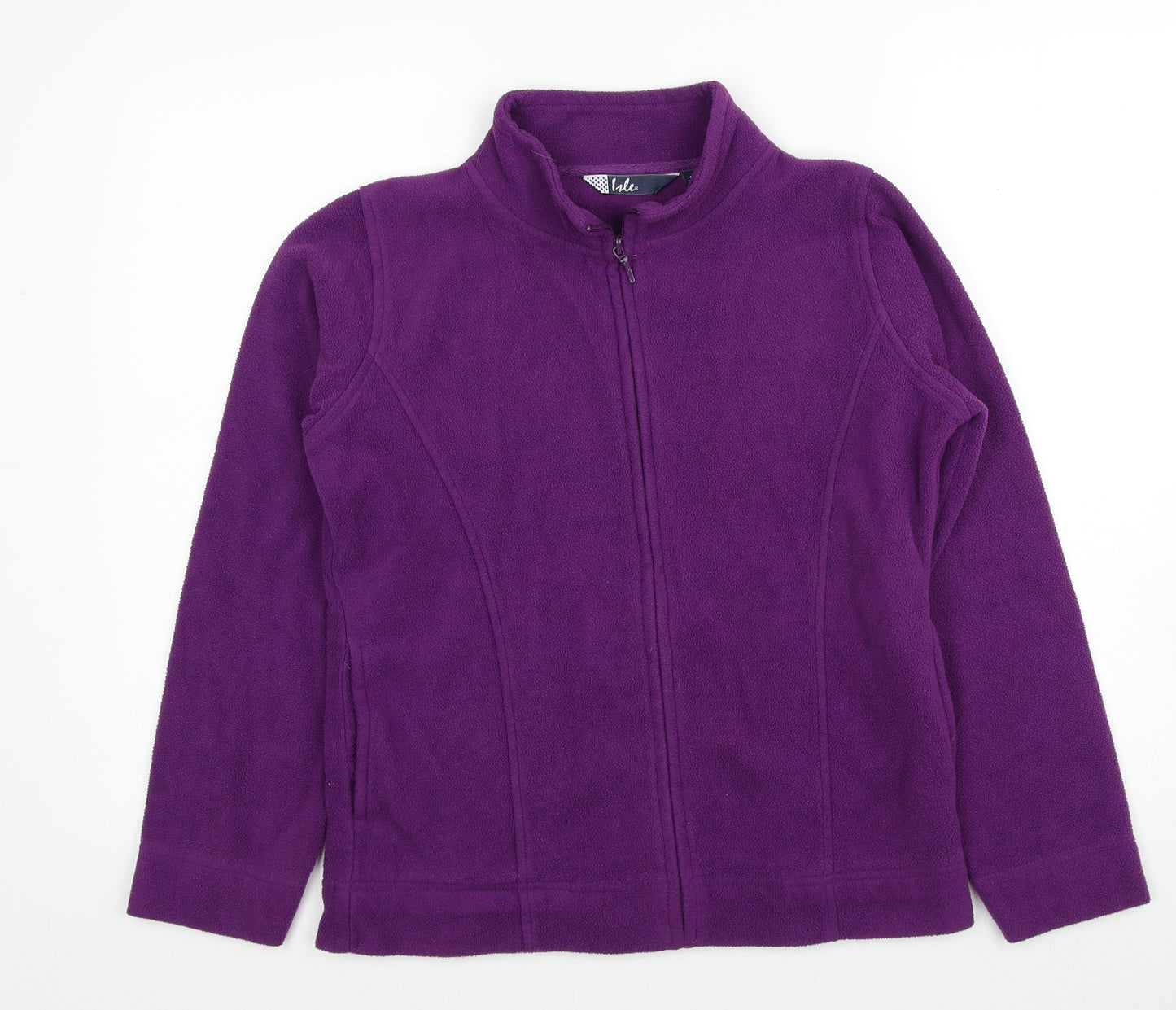 EWM Womens Purple Jacket Size 10 Zip - Size 10-12