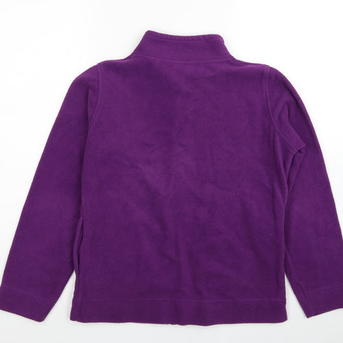 EWM Womens Purple Jacket Size 10 Zip - Size 10-12