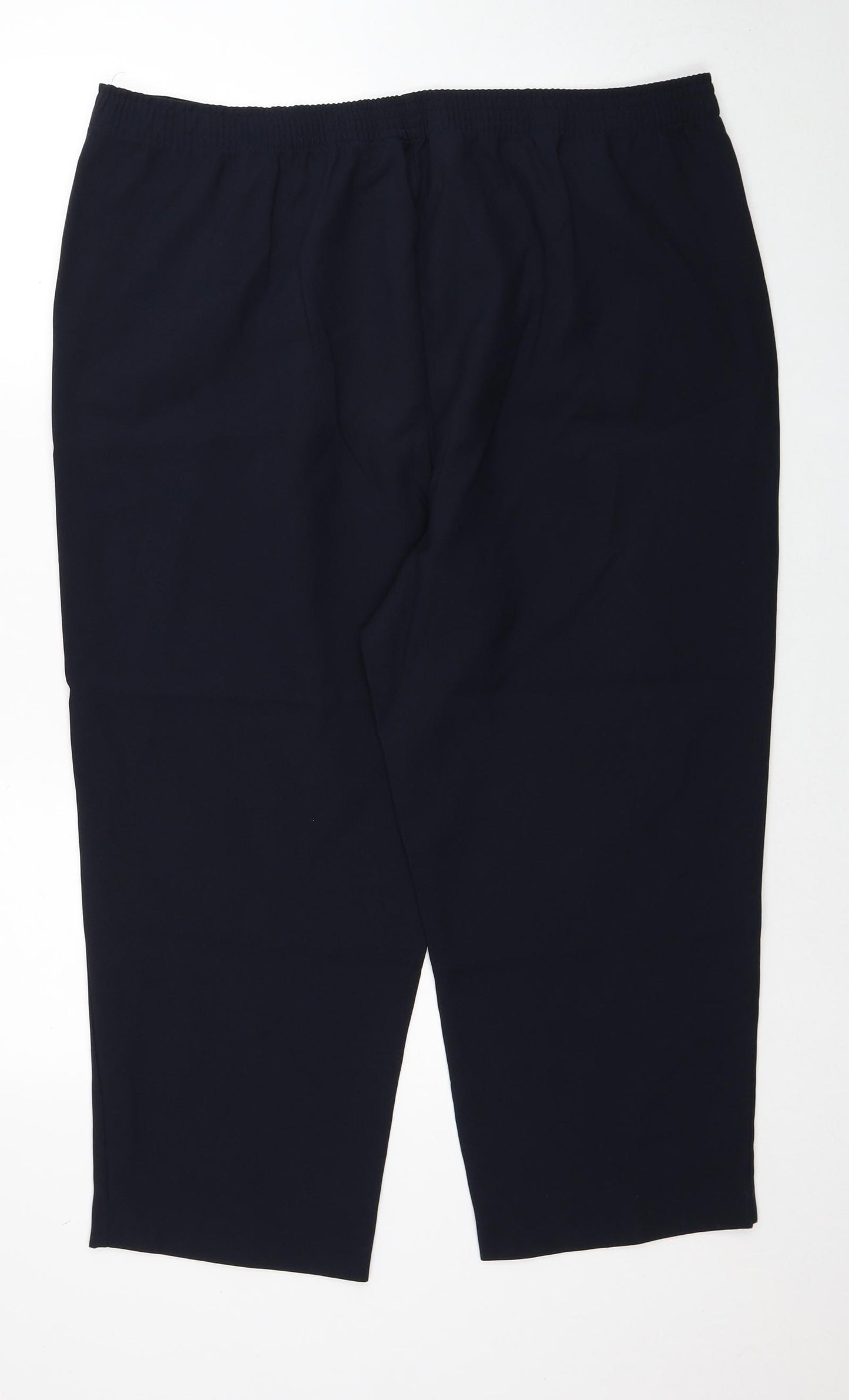 Bonmarché Womens Black Polyester Trousers Size 20 Regular