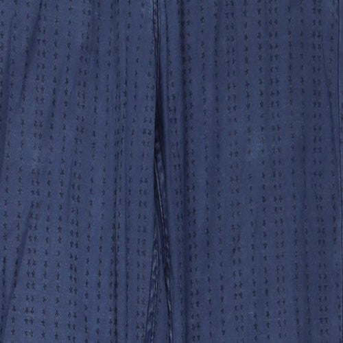 Cecil Womens Blue Geometric Cotton Straight Jeans Size 26 in Regular Zip - Star Pattern