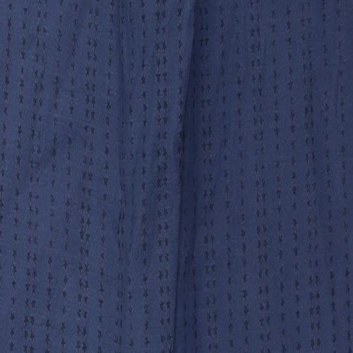 Cecil Womens Blue Geometric Cotton Straight Jeans Size 26 in Regular Zip - Star Pattern