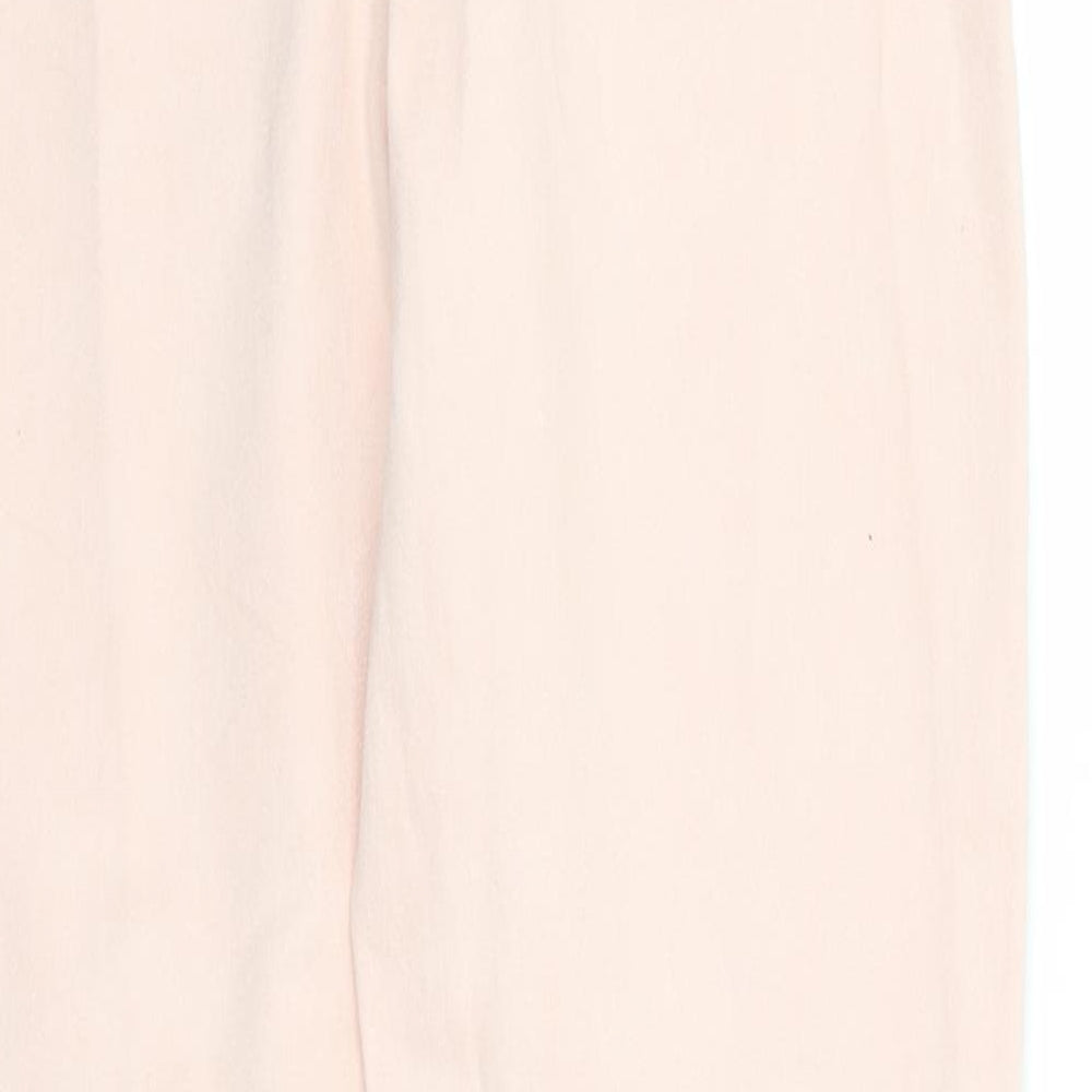 Denim & Co. Womens Pink Cotton Jegging Jeans Size 12 Regular Zip