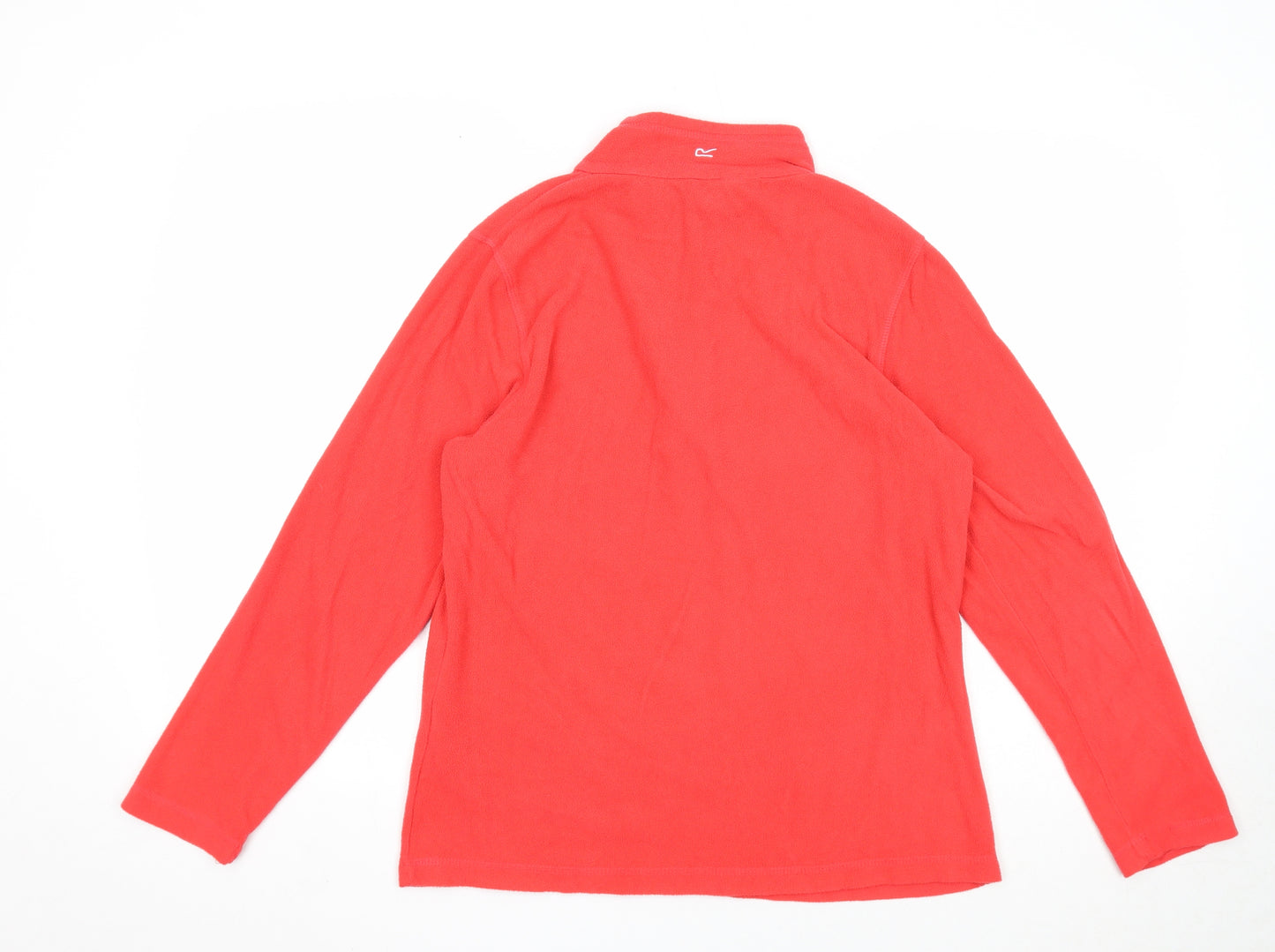 Regatta Womens Red Polyester Pullover Sweatshirt Size 12 Zip