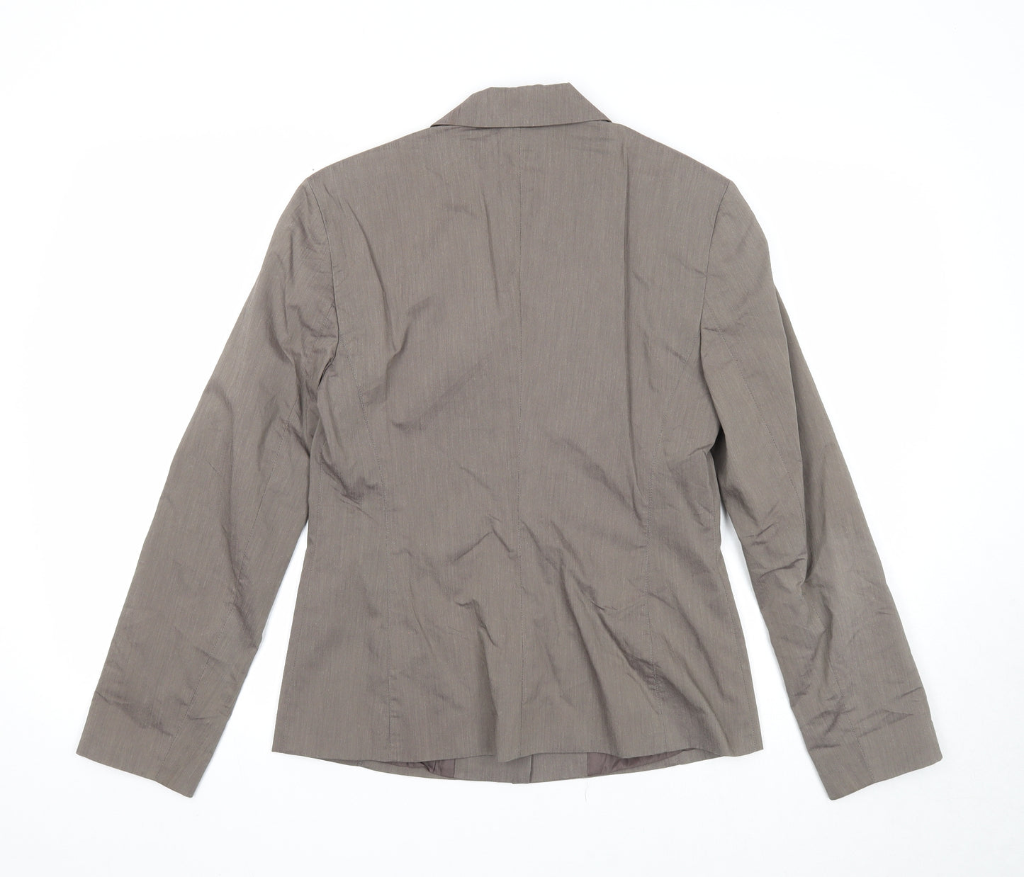 Sisley Womens Grey Jacket Blazer Size 14 Button