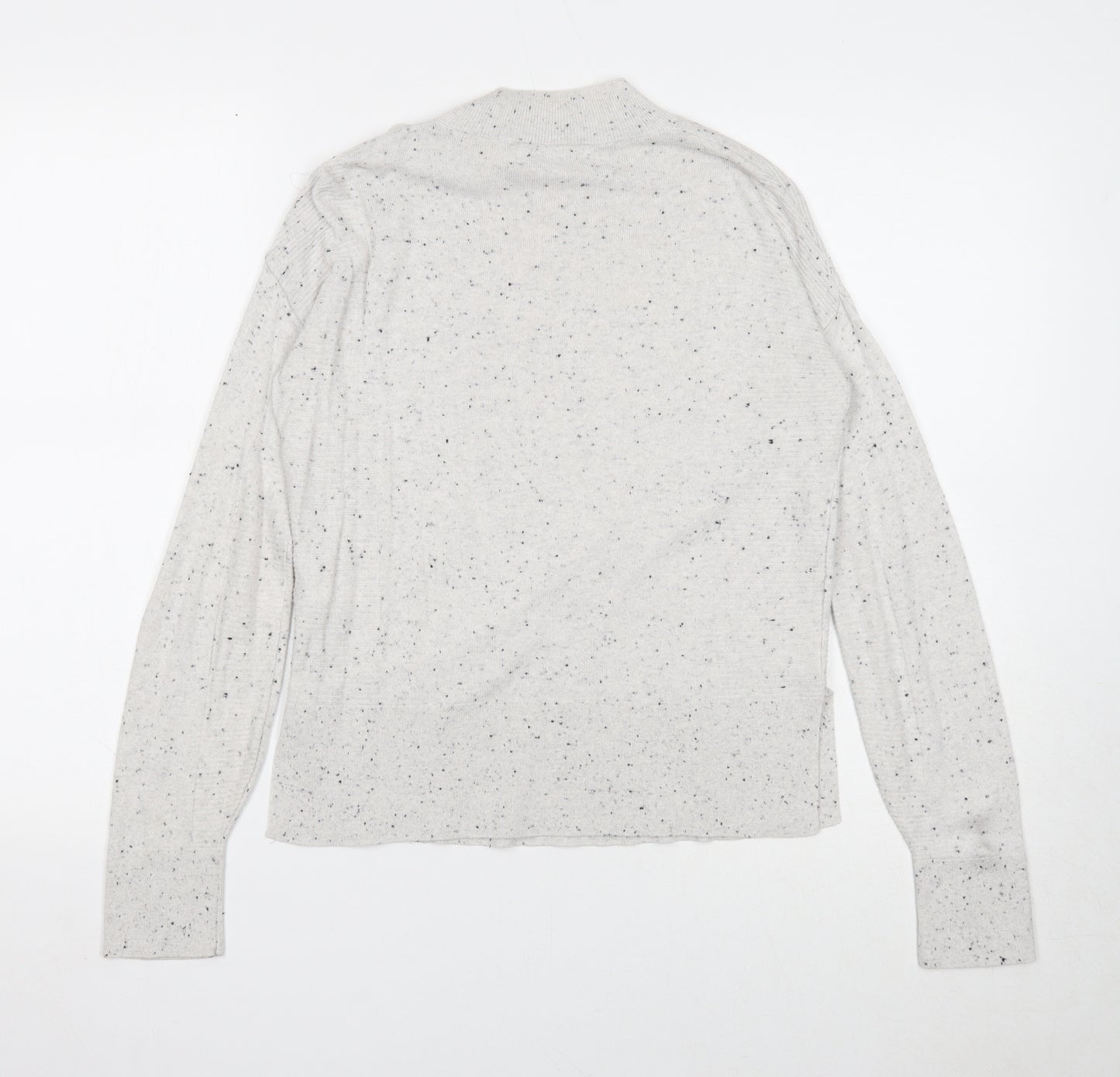 NEXT Womens Ivory Round Neck Cotton Pullover Jumper Size 6