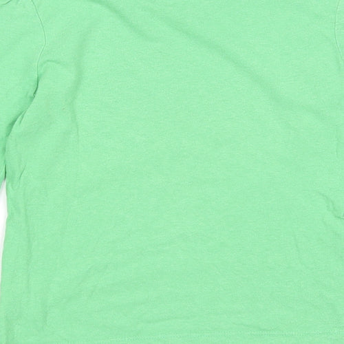 Jumping Beans Girls Grey Cotton Basic T-Shirt Size 6 Years Round Neck Pullover - Butterfly