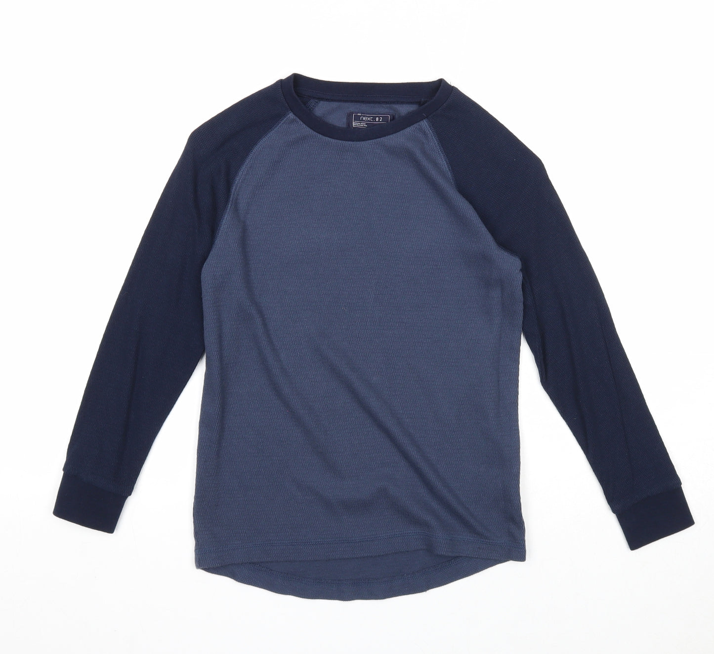 NEXT Boys Blue Cotton Pullover Sweatshirt Size 8 Years Pullover