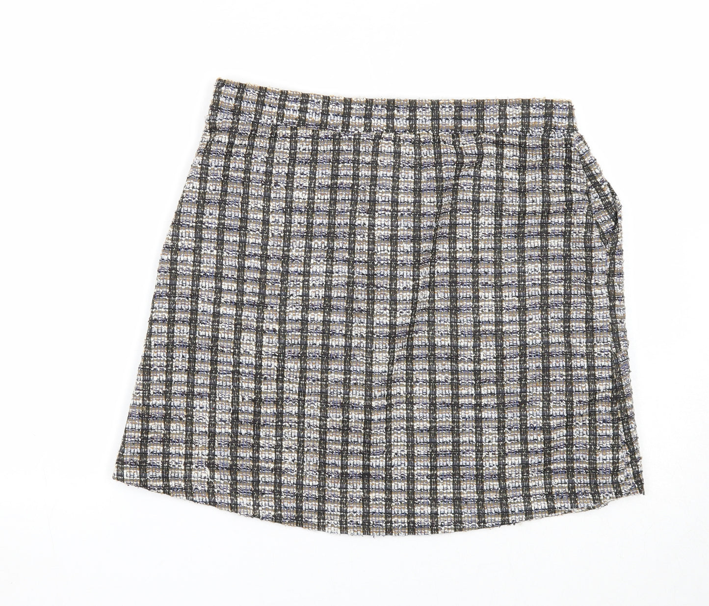 NEXT Womens Multicoloured Geometric Polyester A-Line Skirt Size 12