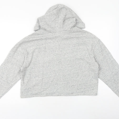 H&M Womens Grey Chlorofibre Pullover Hoodie Size L Pullover