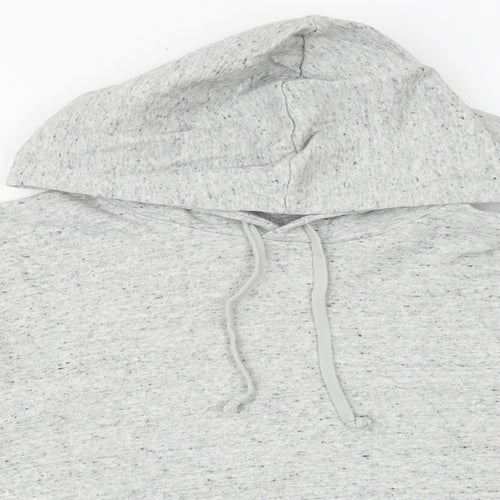 H&M Womens Grey Chlorofibre Pullover Hoodie Size L Pullover