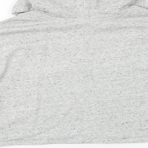 H&M Womens Grey Chlorofibre Pullover Hoodie Size L Pullover