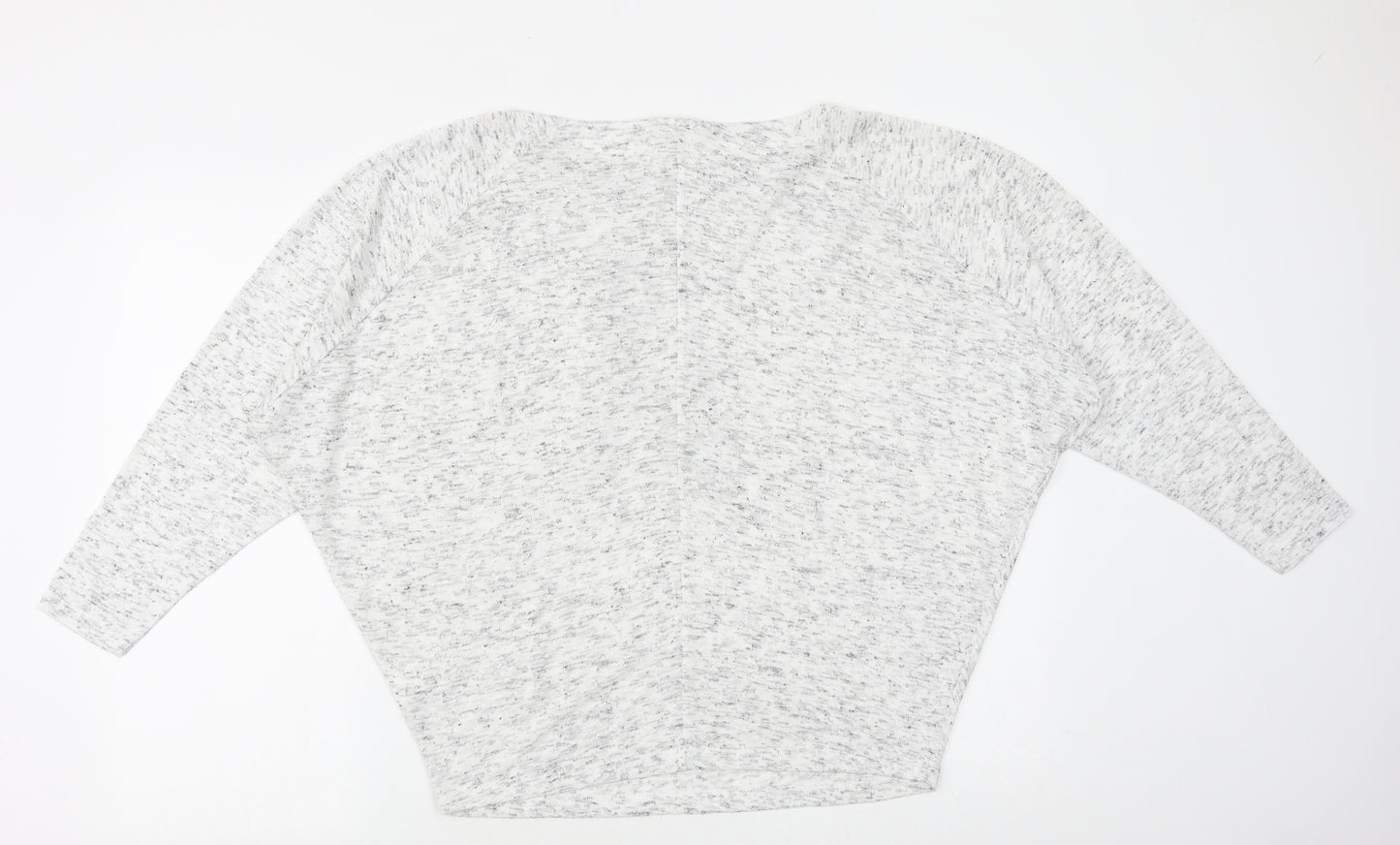 River Island Womens Grey Viscose Basic T-Shirt Size 10 Round Neck - J'aime
