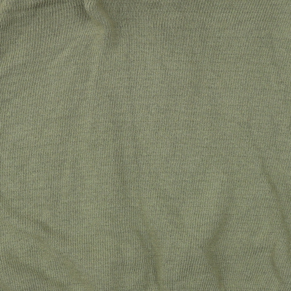 Tootal Mens Green Collared Acrylic Full Zip Jumper Size 3XL Long Sleeve