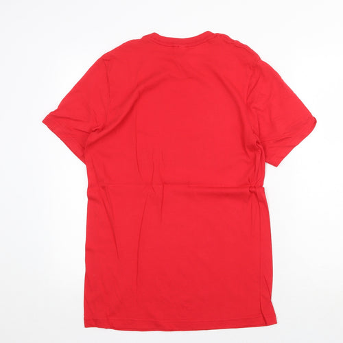 Bella + Canvas Womens Red 100% Cotton Basic T-Shirt Size M Round Neck - Straight outta pontypool