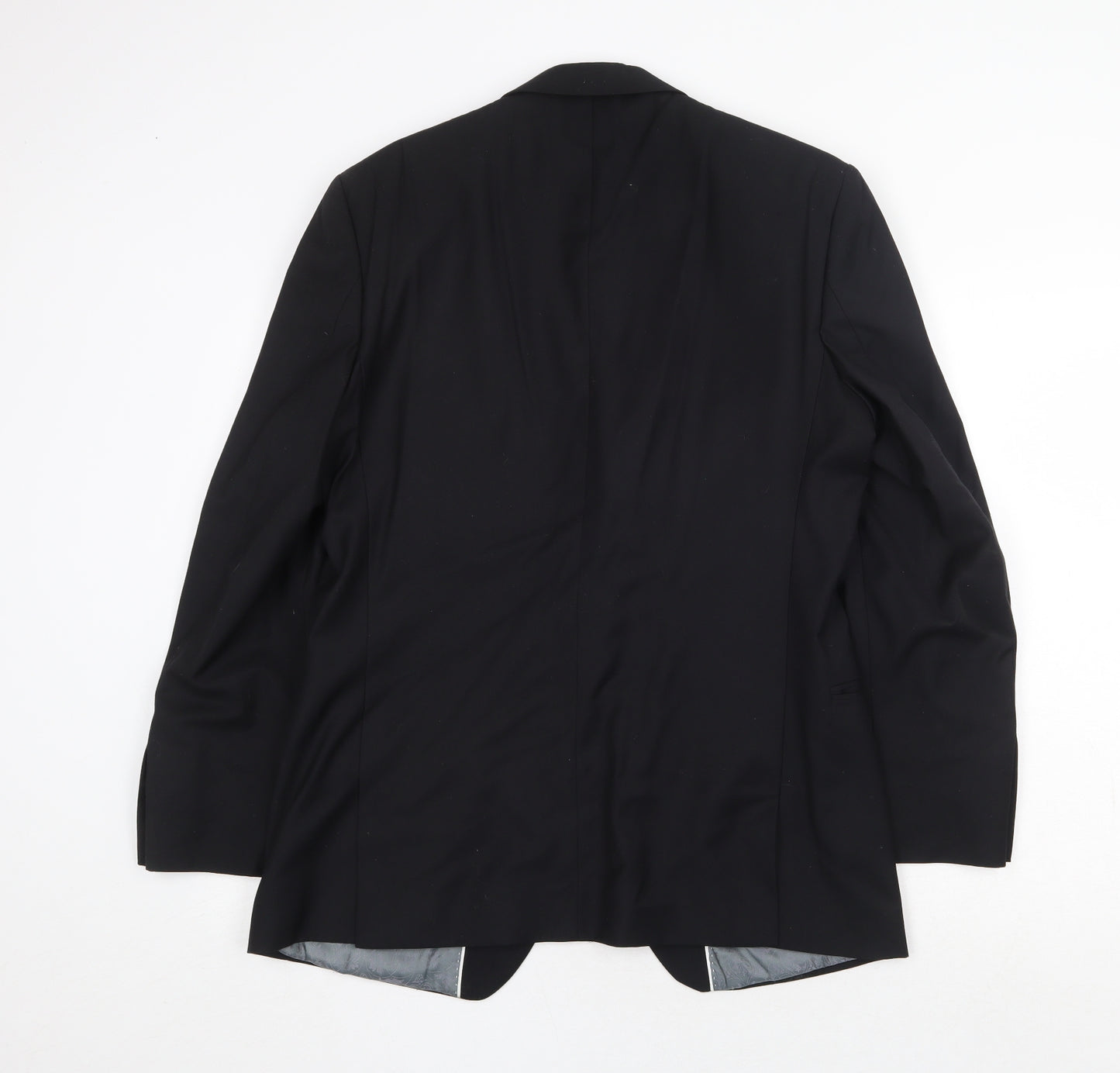 Red Herring Mens Black Polyester Jacket Suit Jacket Size 40 Regular