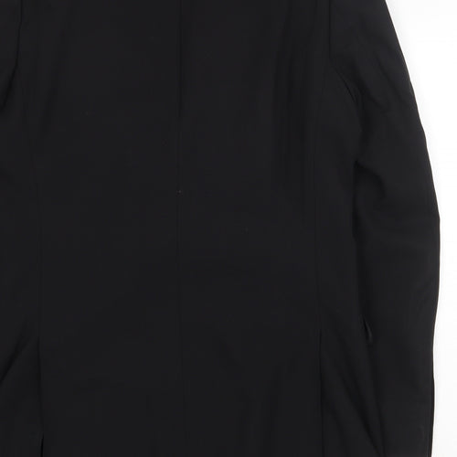 Burton Mens Black Wool Jacket Suit Jacket Size 38 Regular